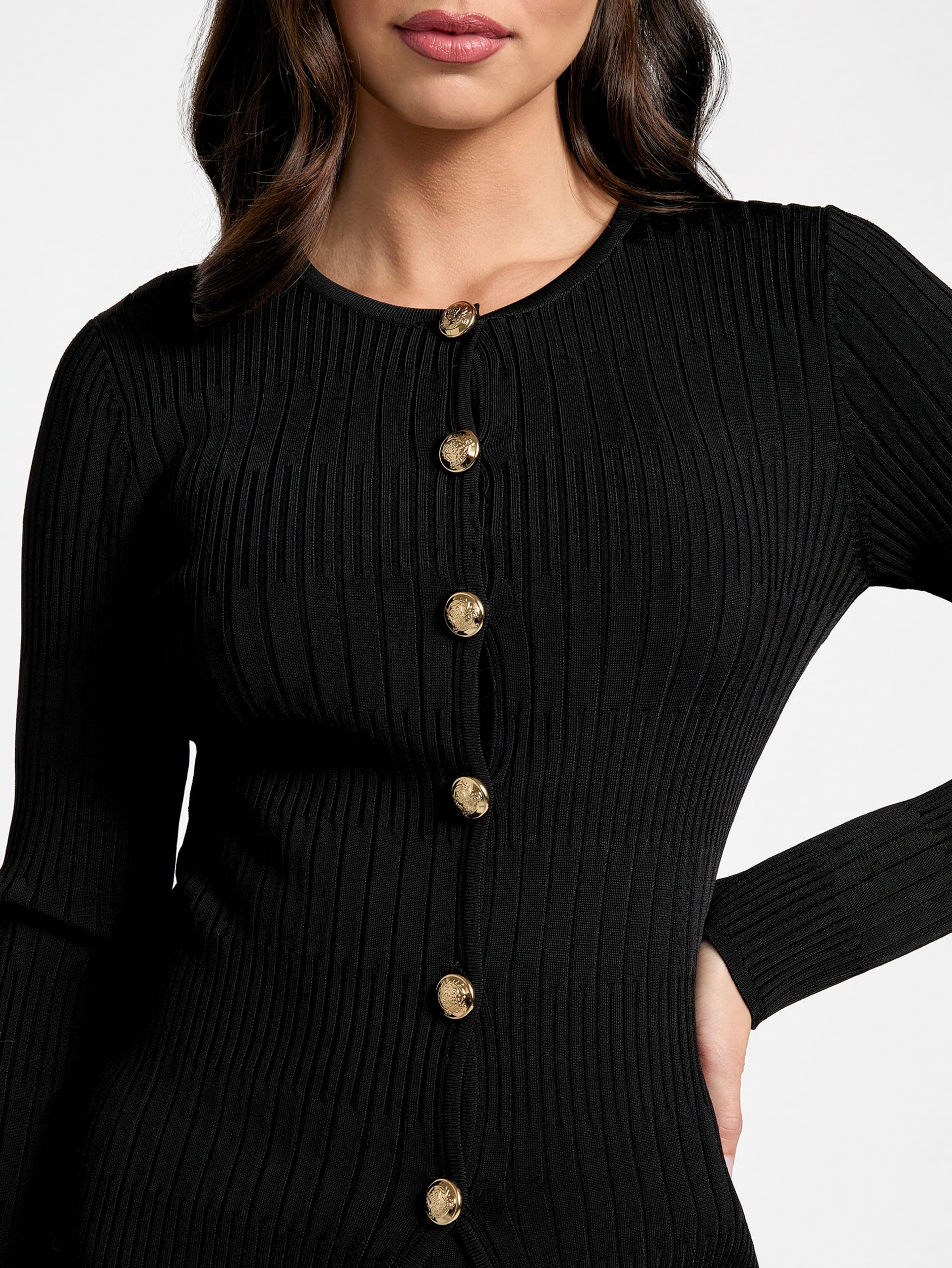 Blusa de malha canelada Janet