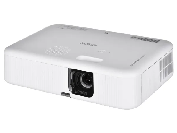 Epson CO-FH02 - 3LCD-projektor - bærbar - 3000 lumen (hvid) - 3000 lumen (farve) - Full HD (1920 x 1080) - 16:9 - 1080p - sort/hvid - Android TV