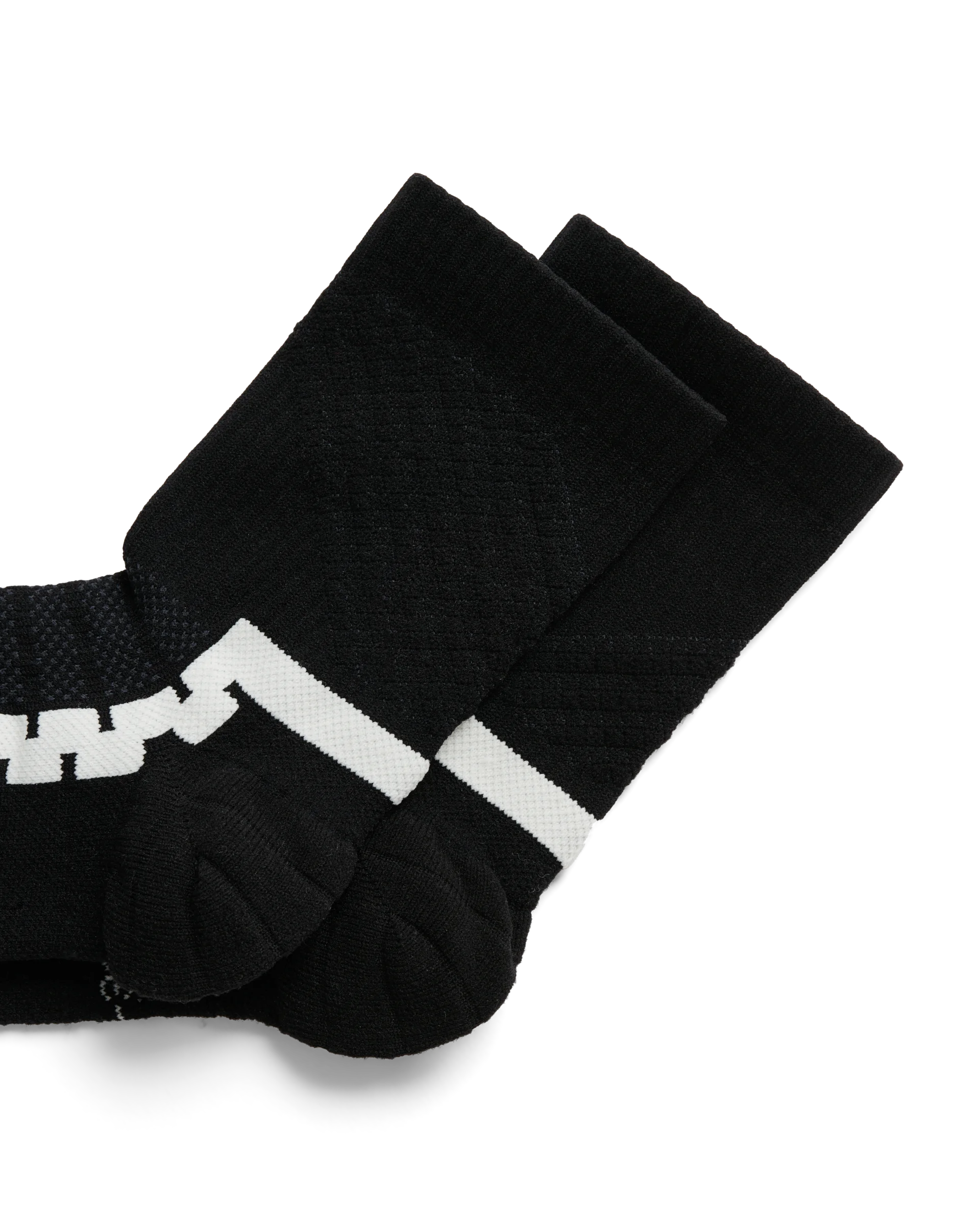 ECCO Tech Walking Mid-Cut Unisex Funktionssocken Schwarz