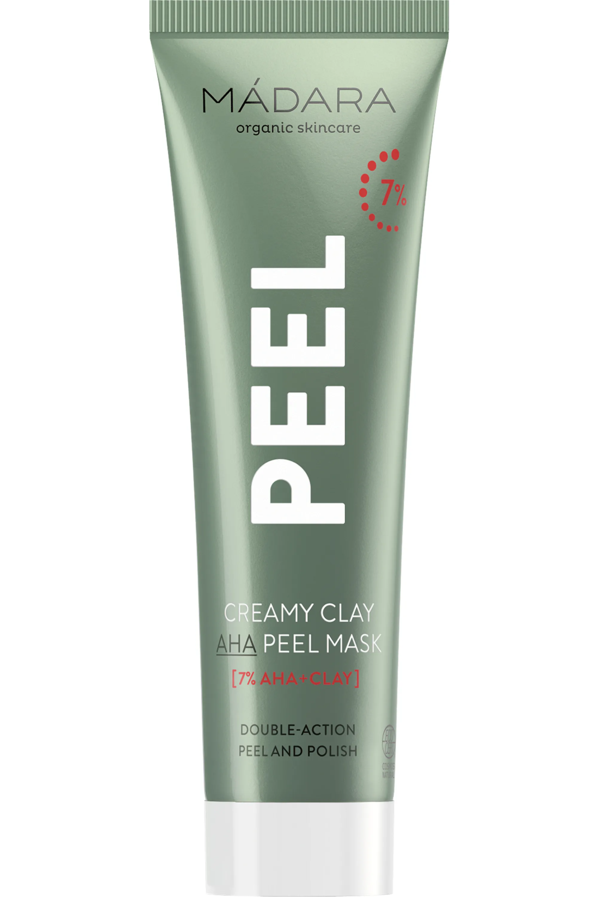 Mádara Cosmetics Masque gommant à l’argile 7% AHA Peel-60 ml