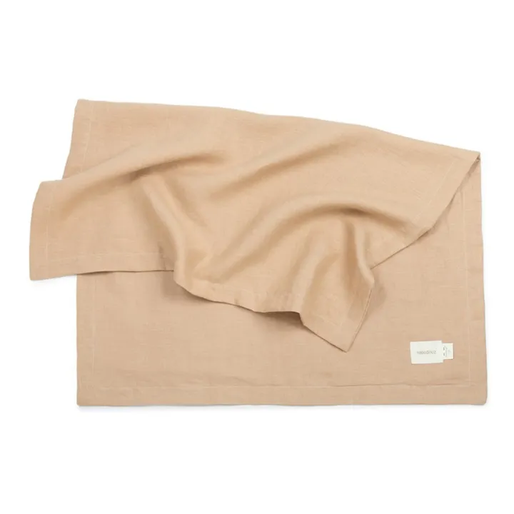 Nobodinoz Couverture légère - Lin Français | Sable