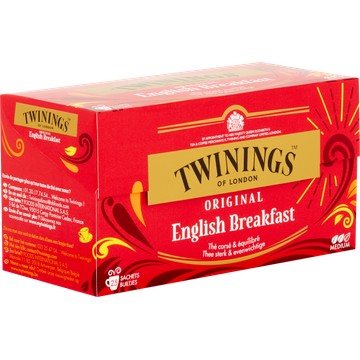 Twinings of London Original English Breakfast 25 Stuks