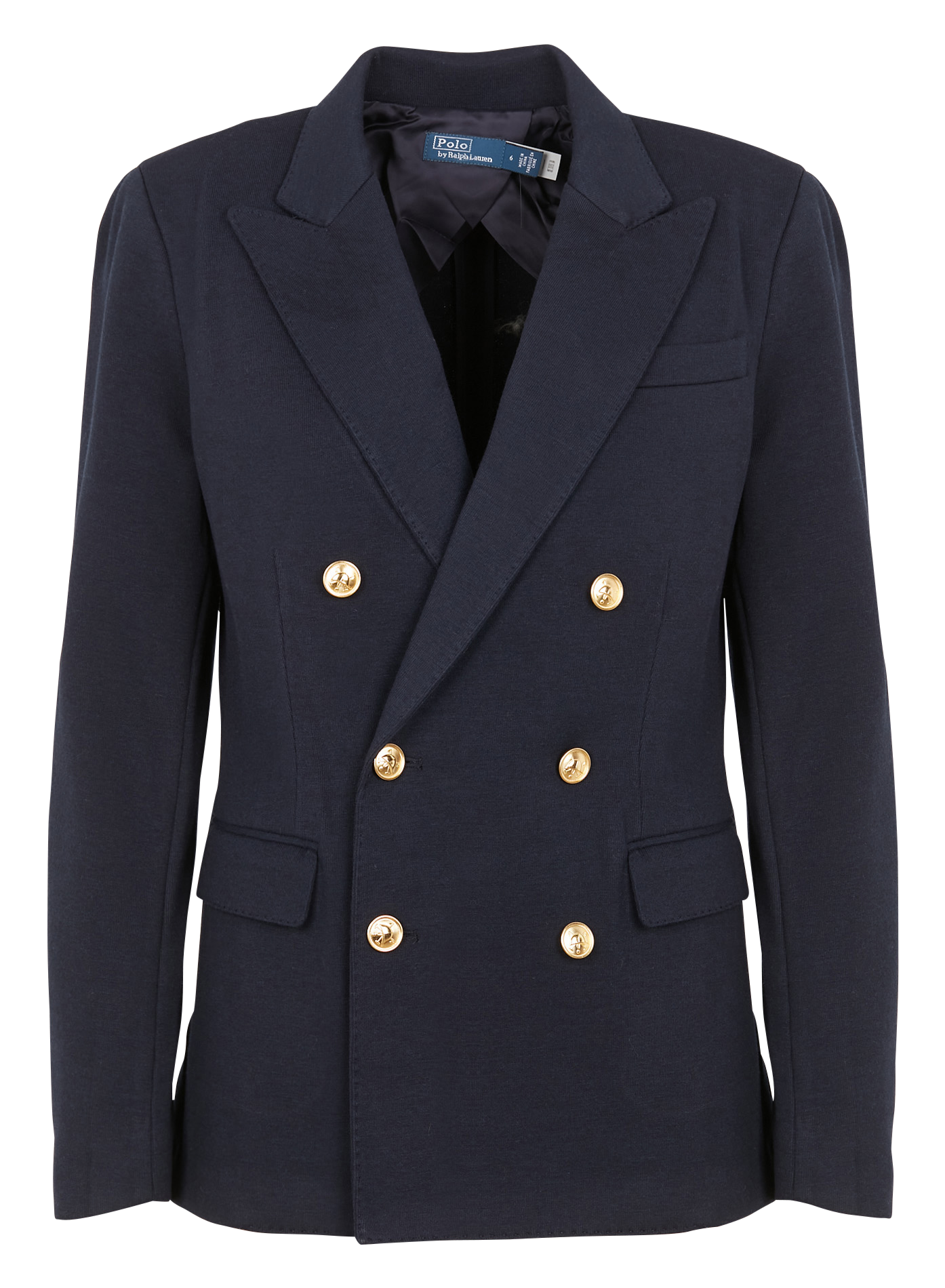 Veste col tailleur | Bleu