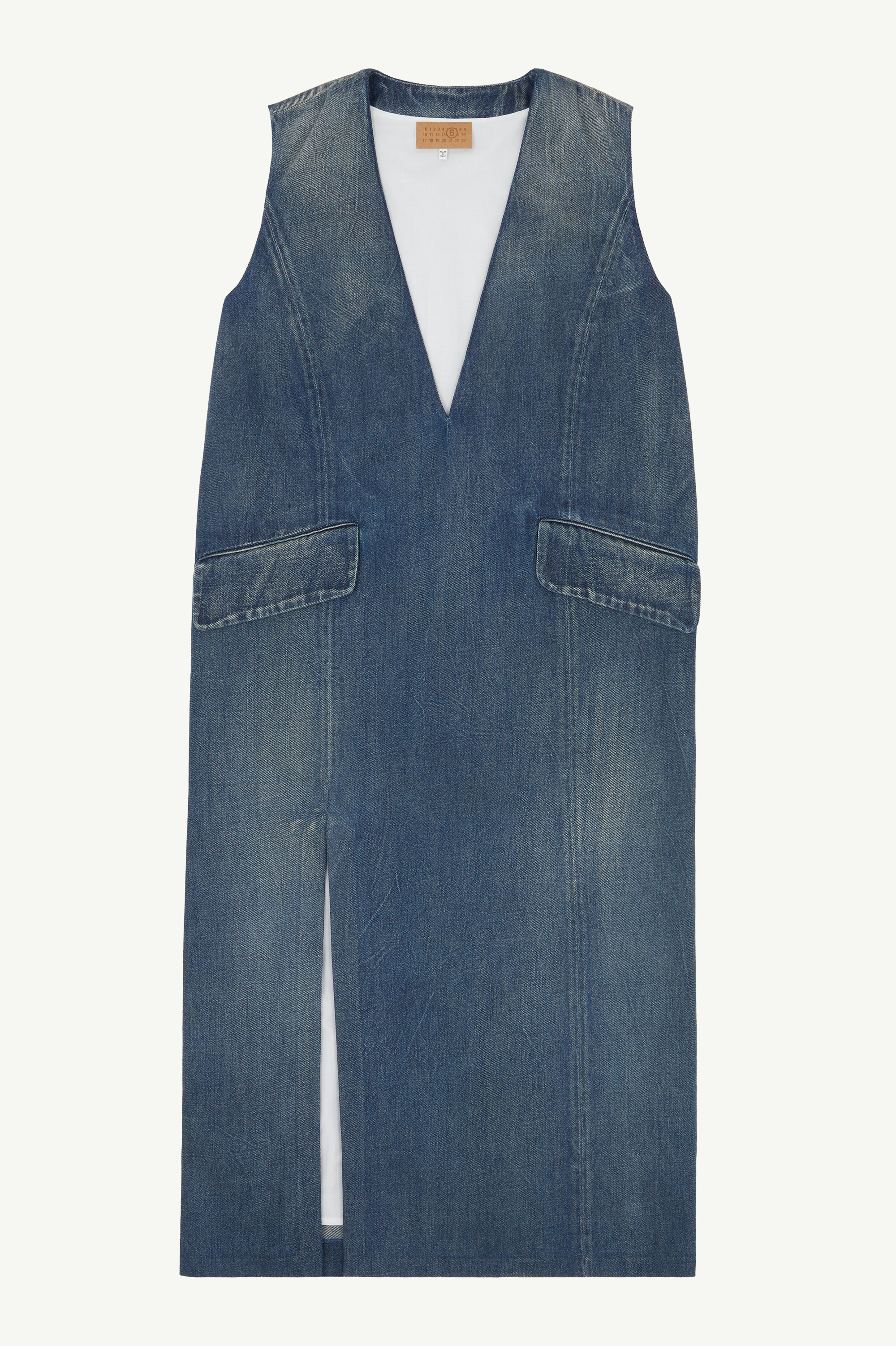Robe longue en coton pour femme | MM6