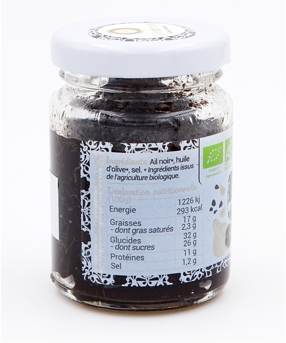 GAIHAMSA Kaviar Schwarzer Knoblauch Bio Glas 90 g
