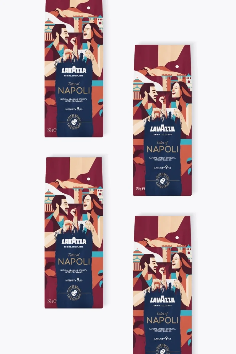Lavazza Tales of Italy Napoli Vorteilspaket 1kg