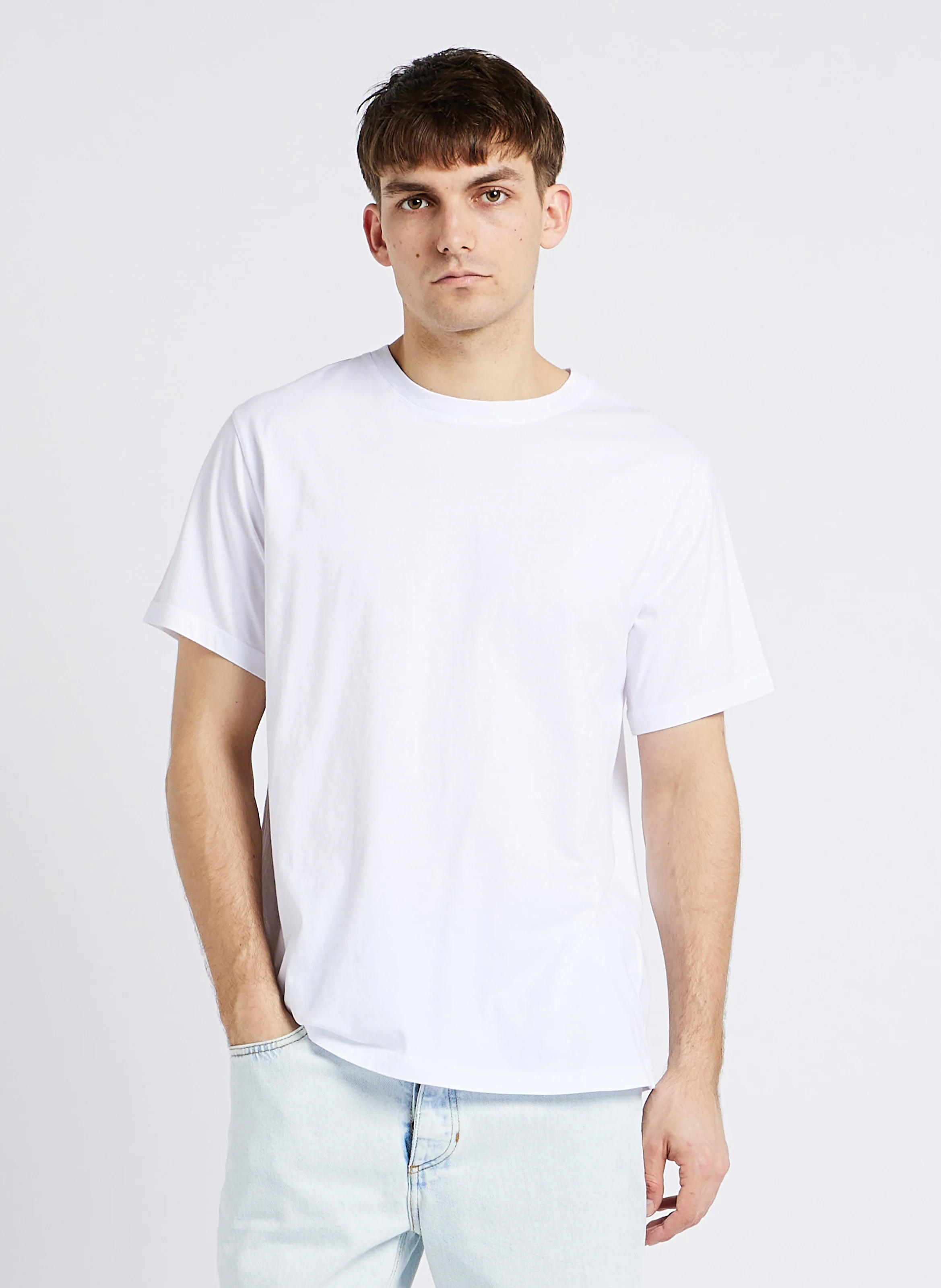 VUPAVILLE - Tee-shirt à col rond en coton | Blanc