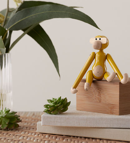 Kay Bojsen Tr?figur - Abe - Vintage - Mini - Gul