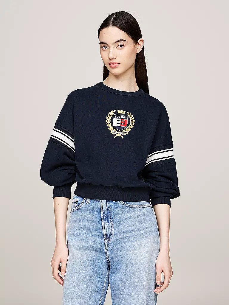 TOMMY JEANS Sweater dunkelblau
