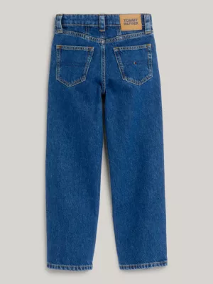 Calça jeans de cintura média estilo namorada