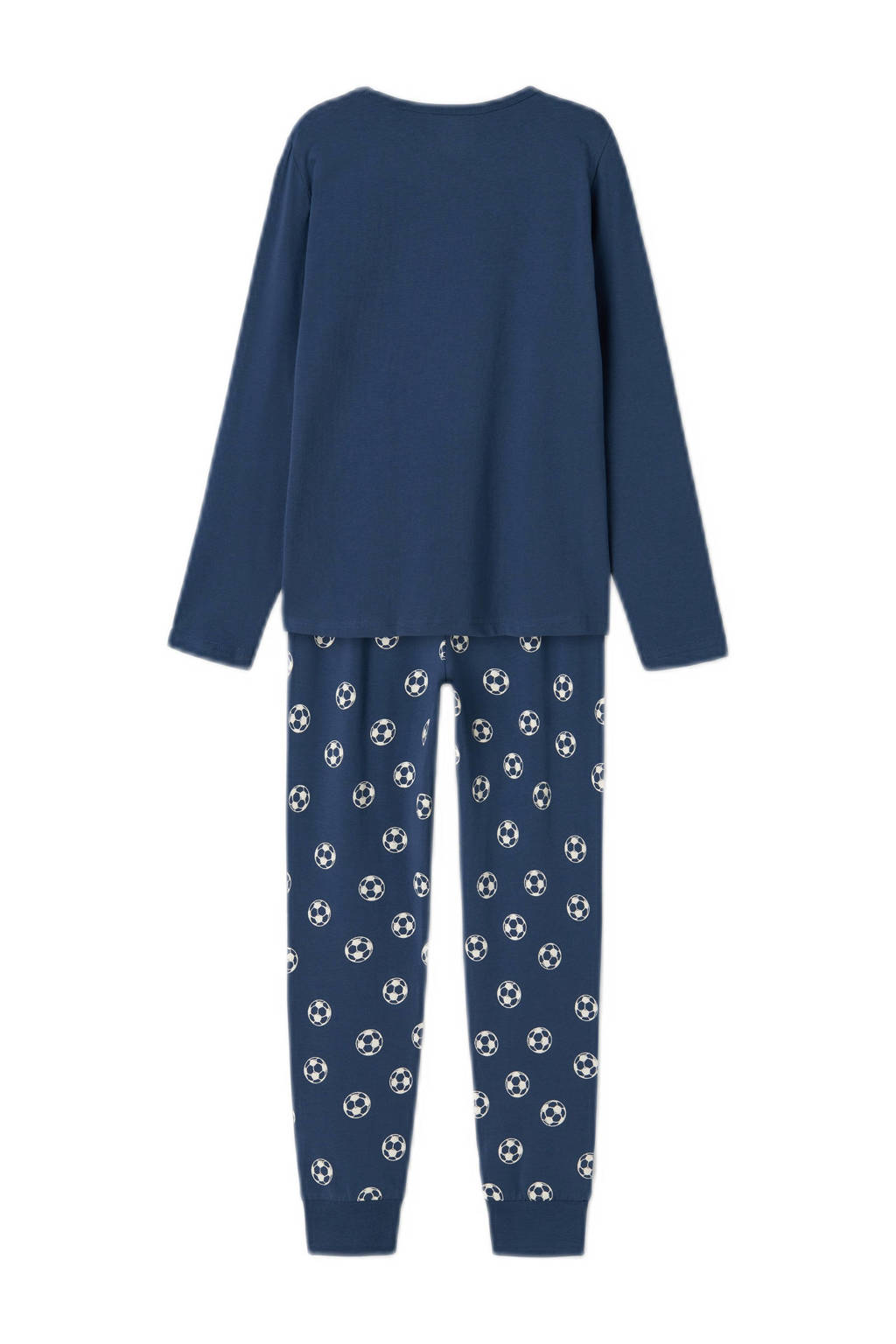 NAME IT pyjama NKMNIGHTSET FOOTBALL donkerblauw/wit