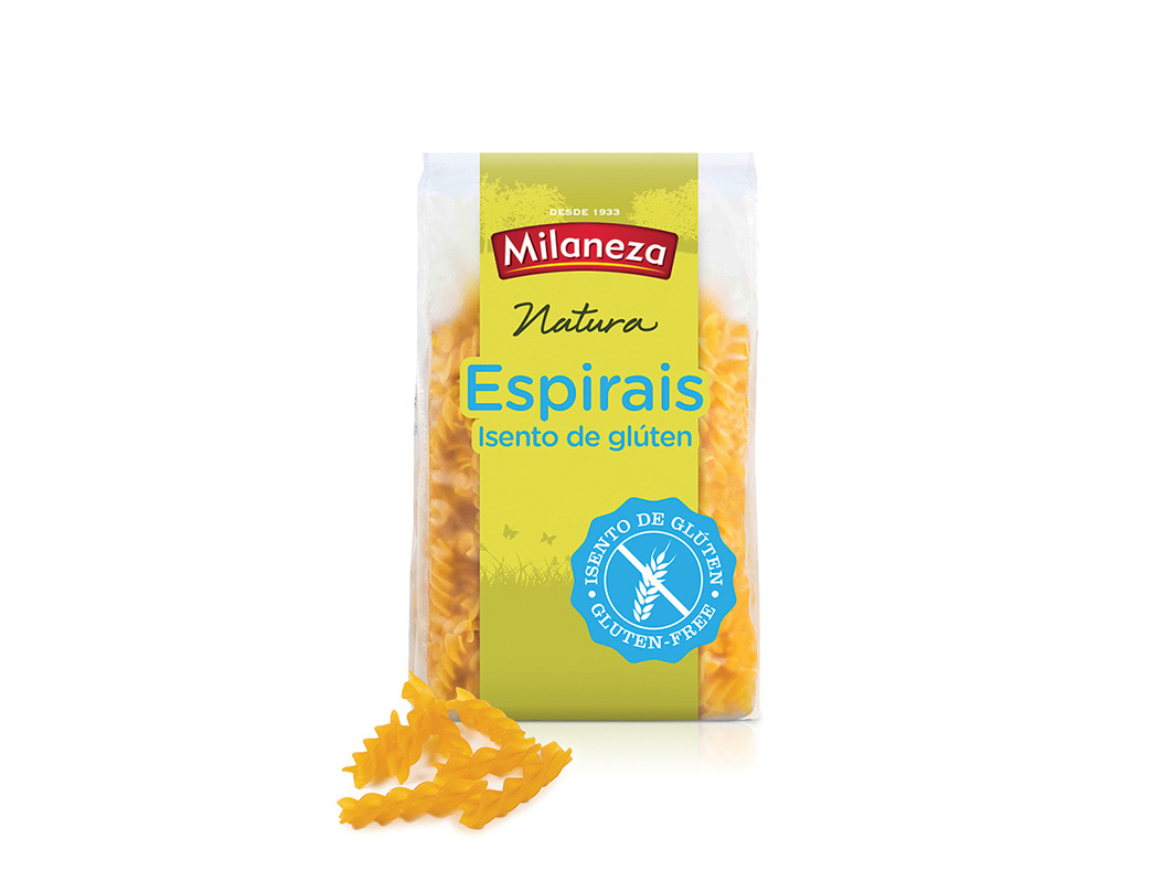 MASSA MILANEZA ESPIRAIS SEM GLÚTEN 500G