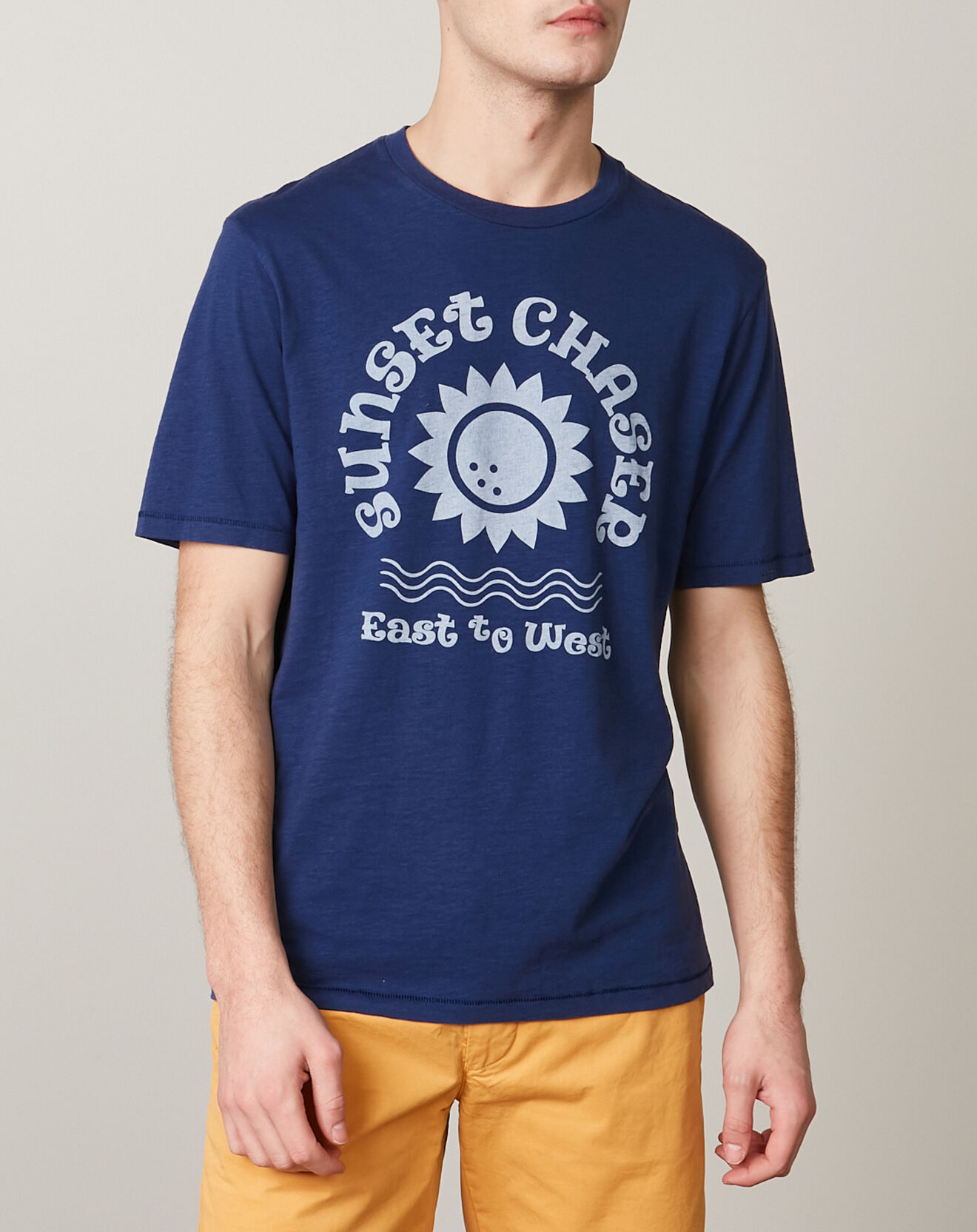 Hartford T-Shirt Sunset bleu worker