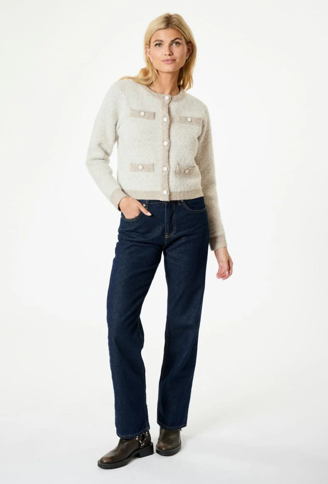 Neo Noir Vivia Knit Cardigan
