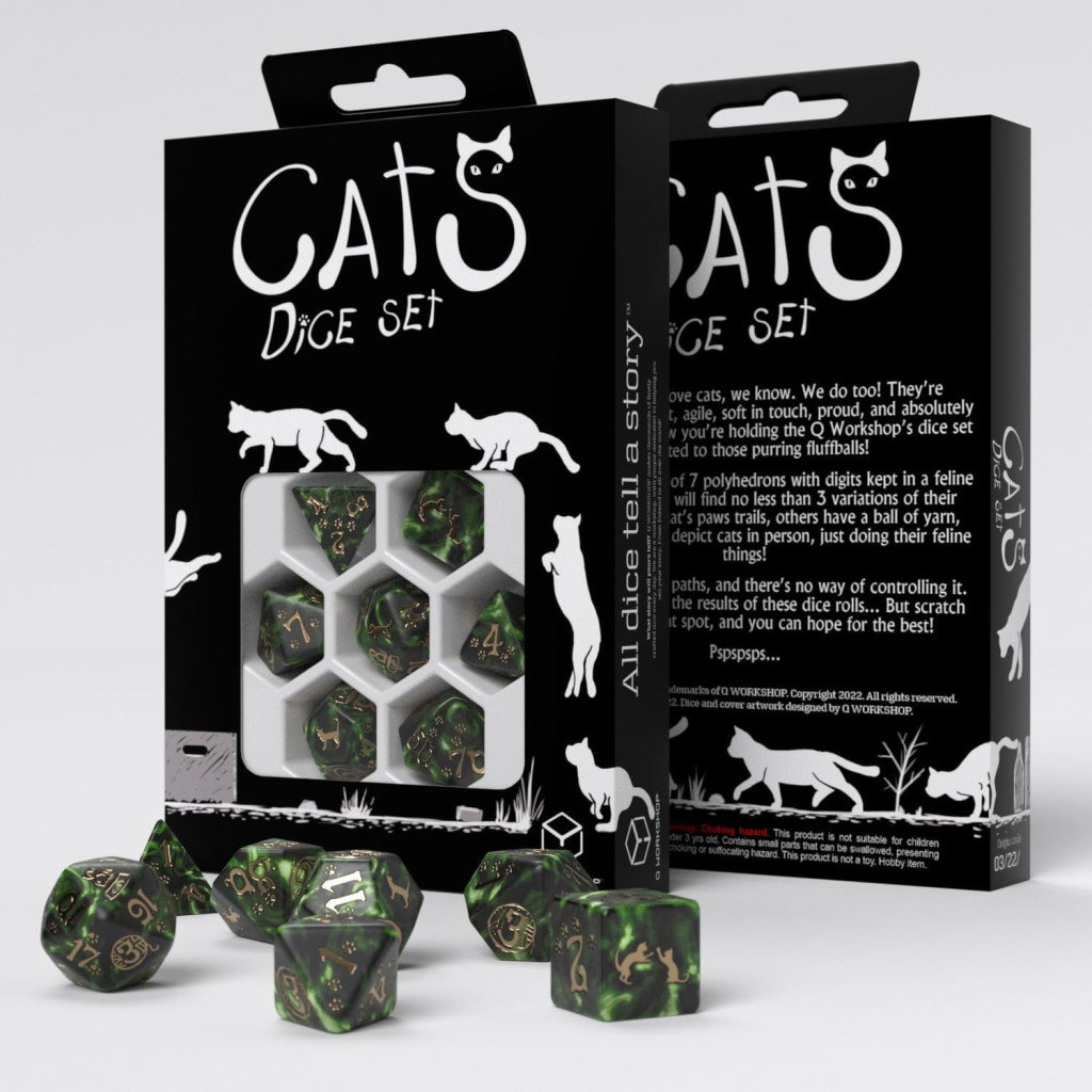 Cats Dice Set : Pixel