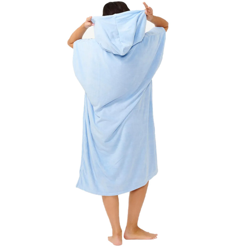 Poncho femme rip curl bleu