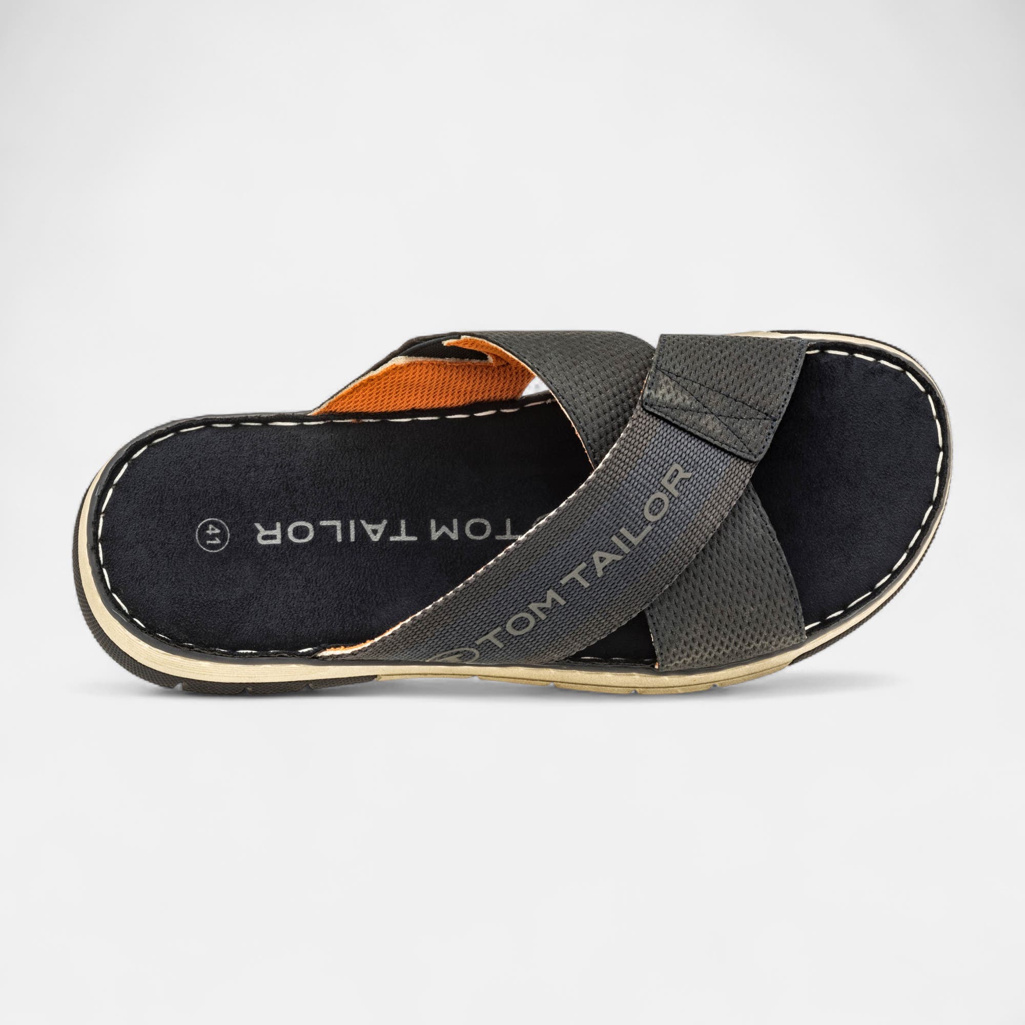 Mules Homme bleu marine