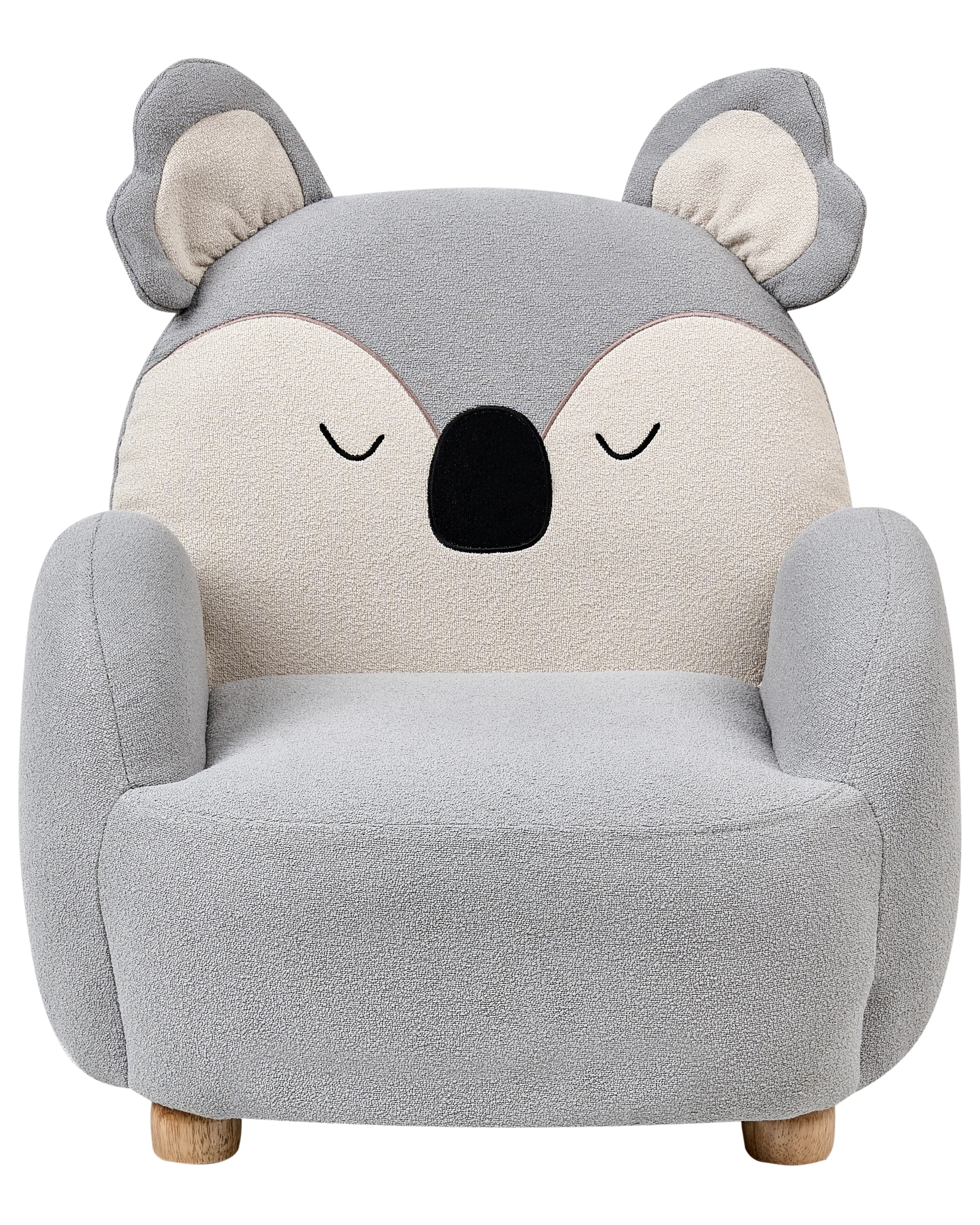 Kinderfauteuil Koala HERVIK Stof Grijs