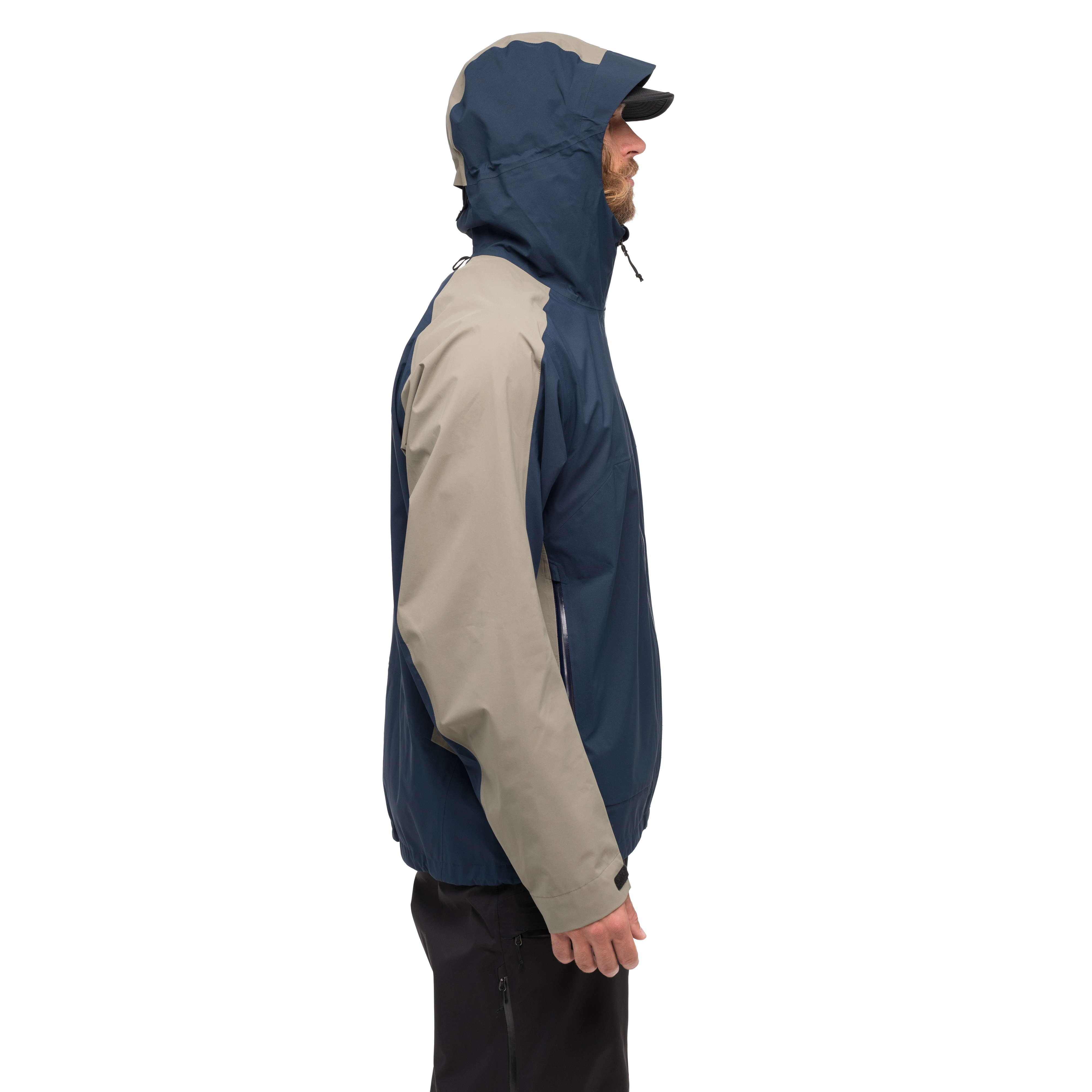 Vaagaa Allround 3L Shell Jacket Men Navy Blue / GreenMud
