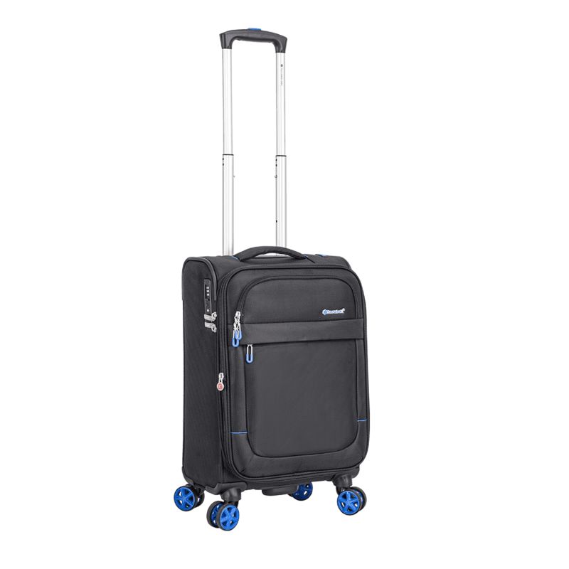 Valise cabine souple 48203 Extensible 55 cm Black
