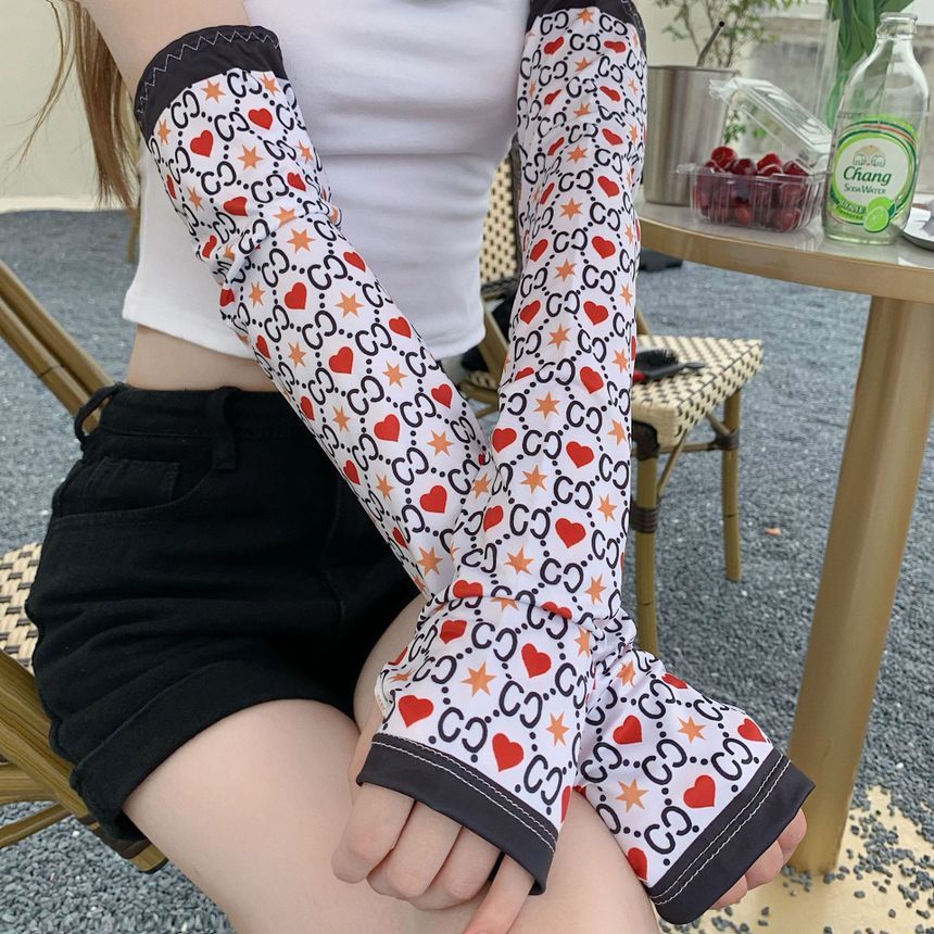 Dreamaway - Set: Print nekwarmer + zonwerende armhoezen