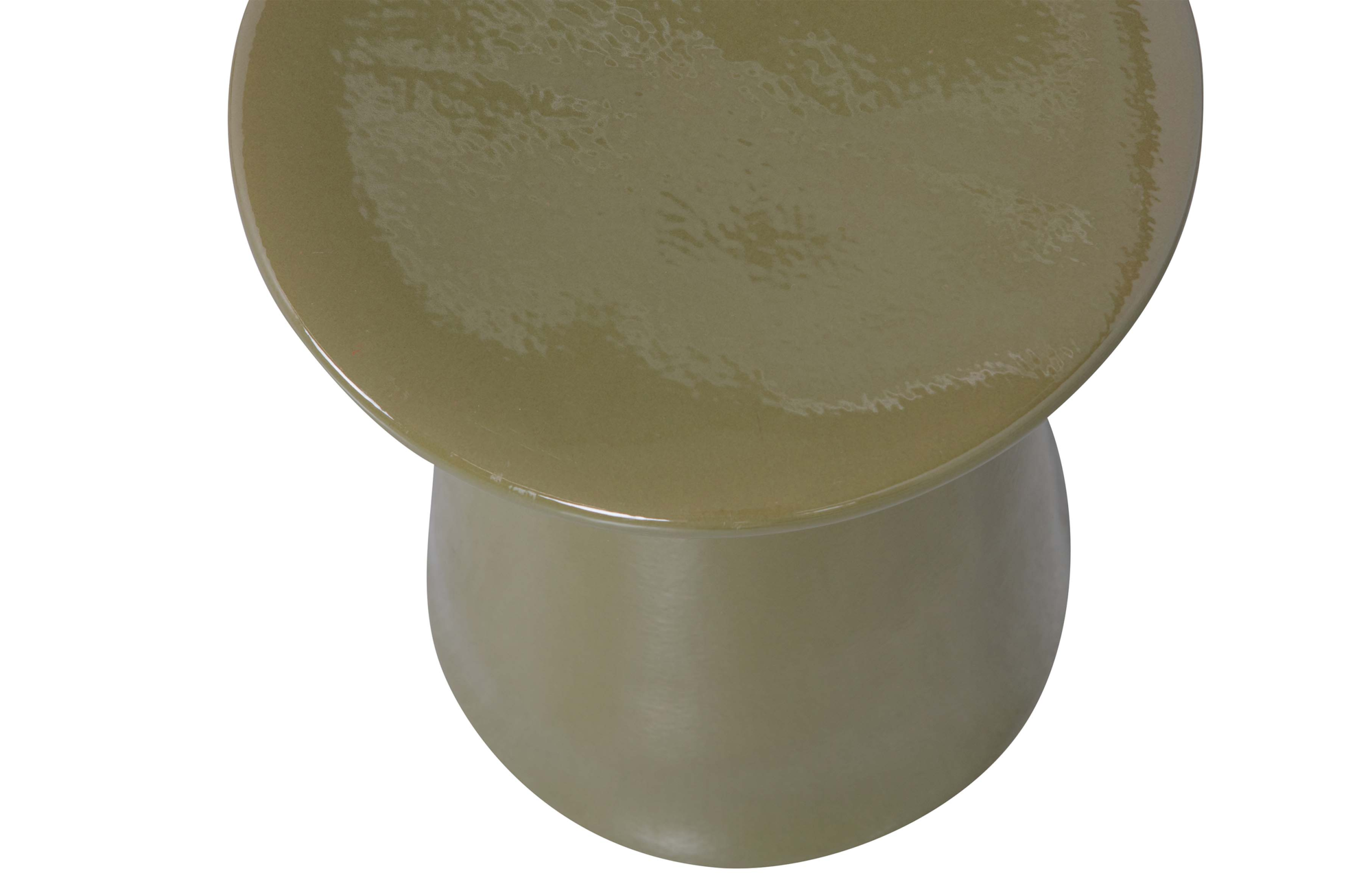 vtwonen Bijzettafel Button 45x35Ø cm Bijzettafel Button 45x35Ø cm - Groen