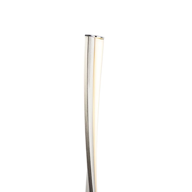 Moderne vloerlamp staal incl. LED en dimmer - Belinda