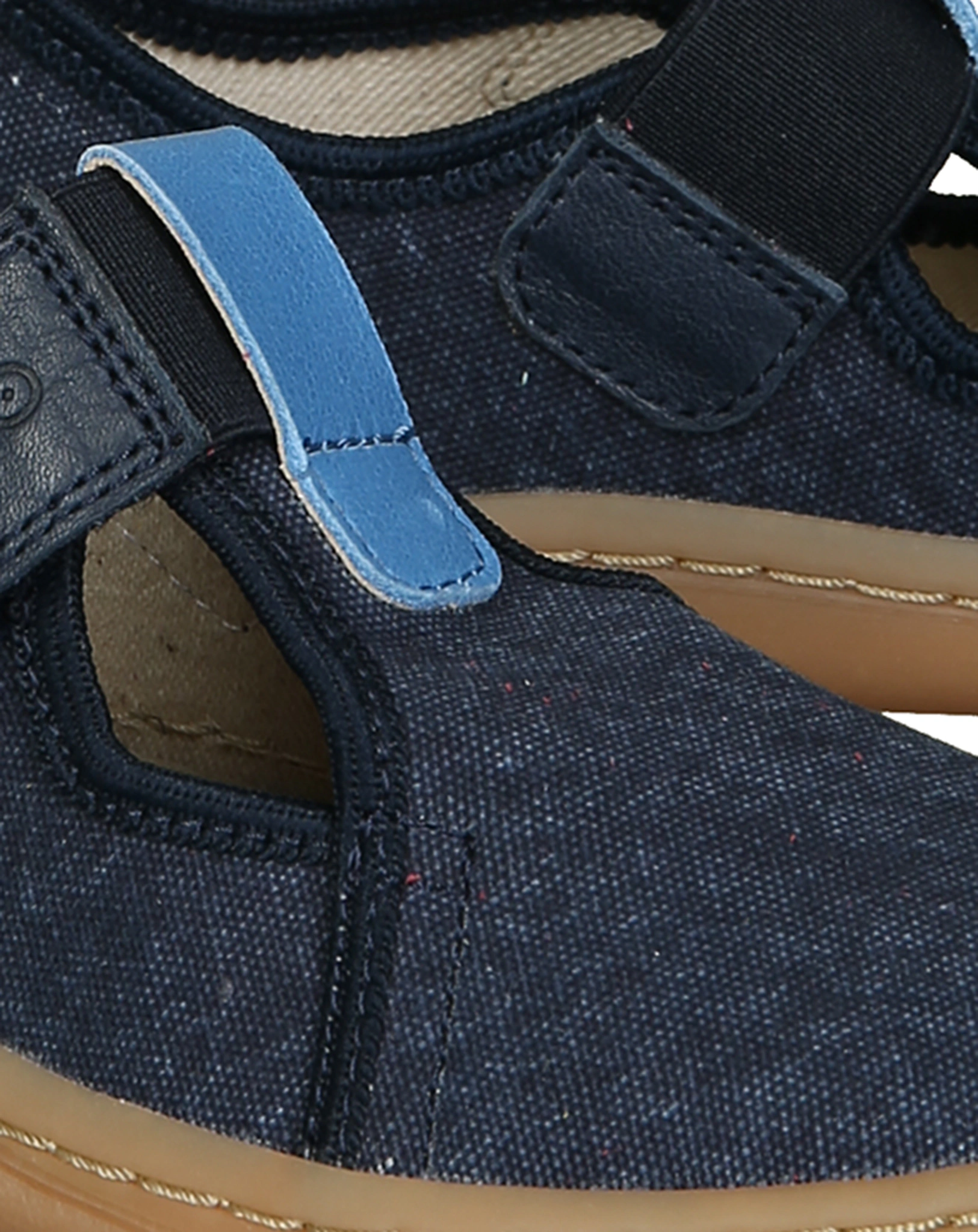 Barfußschuhe CANVAS T-BAR in dark blue