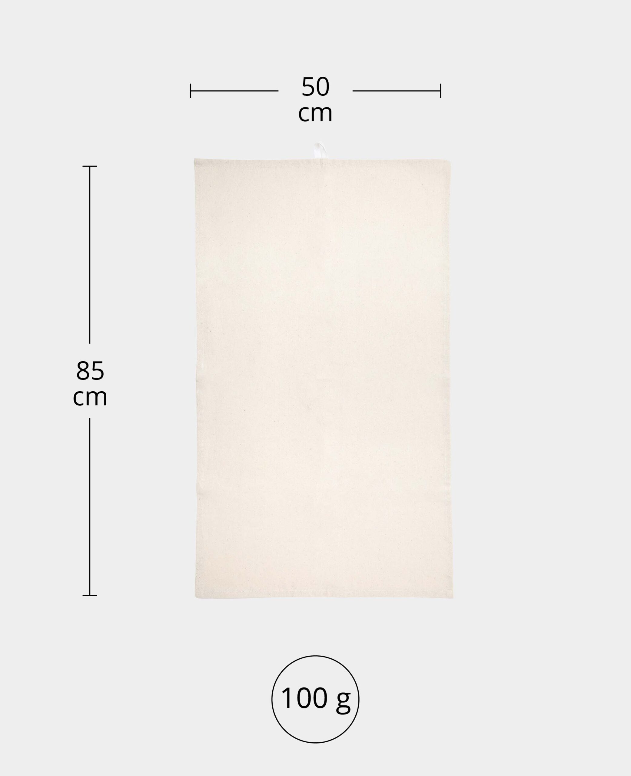 (50x85cm) Baumwolle Küchentuch DIY Geschirrtuch - Beige