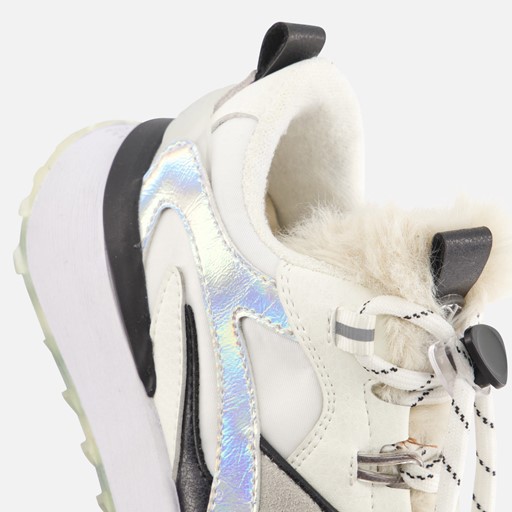 Barst! Sneakers wit Leer