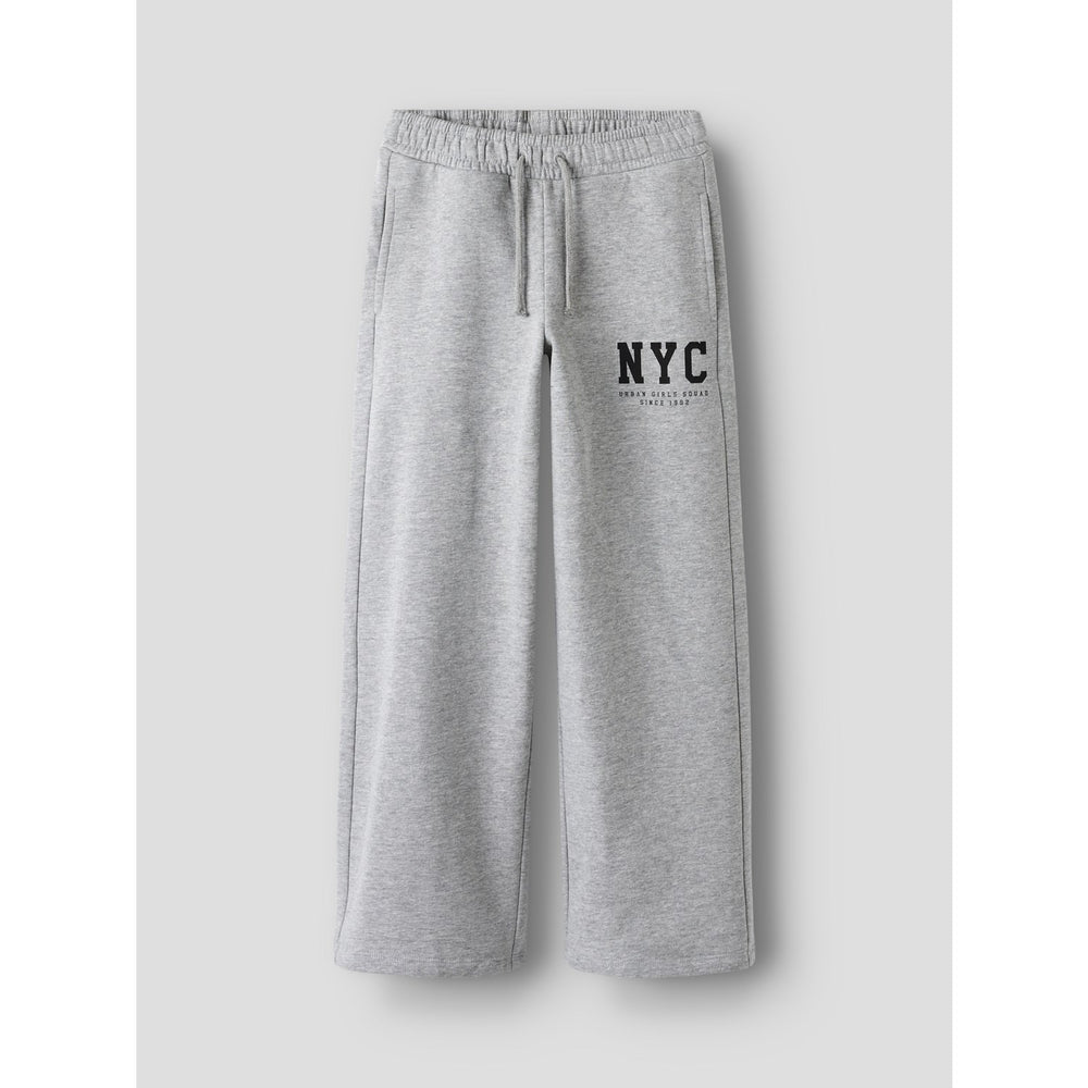 Køb Name It Grey Melange Nkfbelisso Wide Sweat Bukser Unb