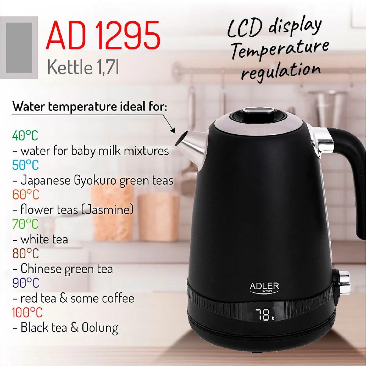 Adler AD1295B - Noir