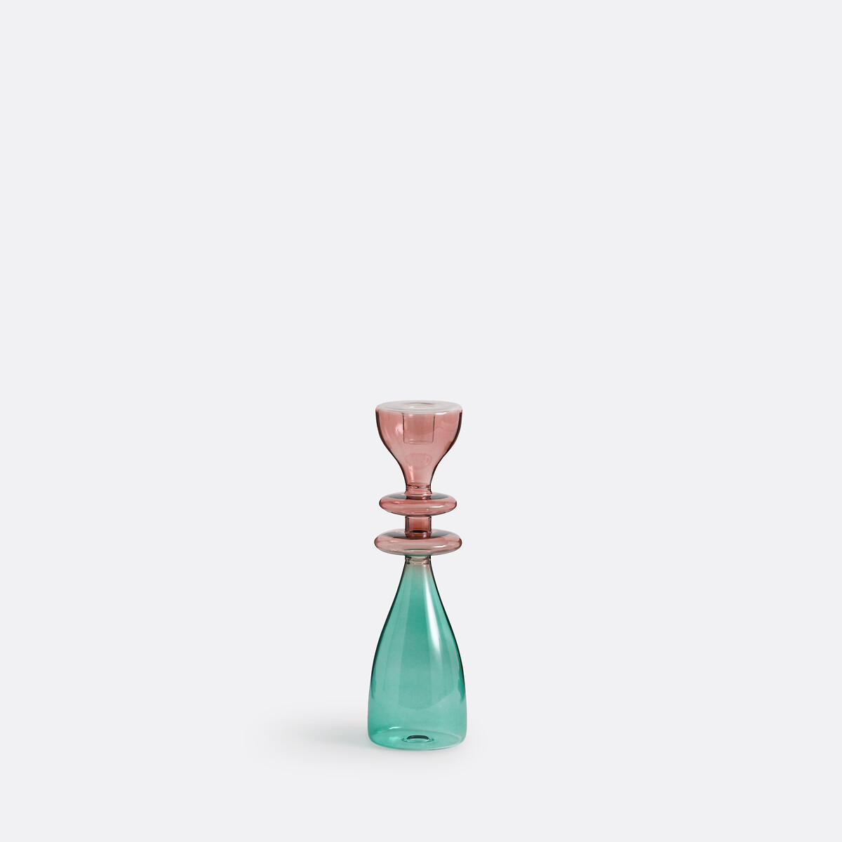 LA REDOUTE INTERIEURS<br>Castiçal de vidro Alt.25,5 cm, Boamia