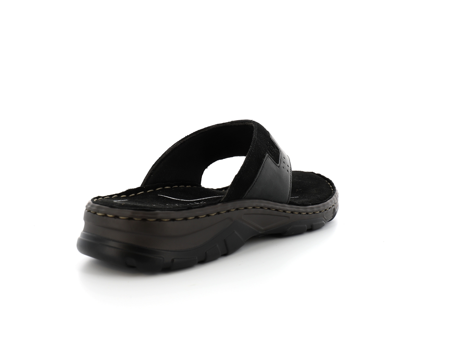 Tbs-JAFFARE Cuir gras Noir