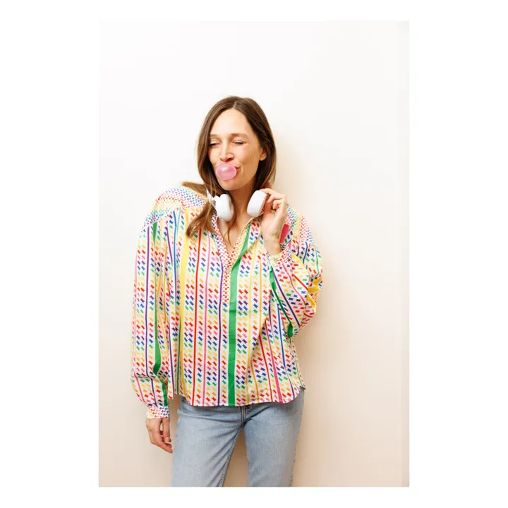 Paolina Blouse David Bowie Rainbow | Multicolore