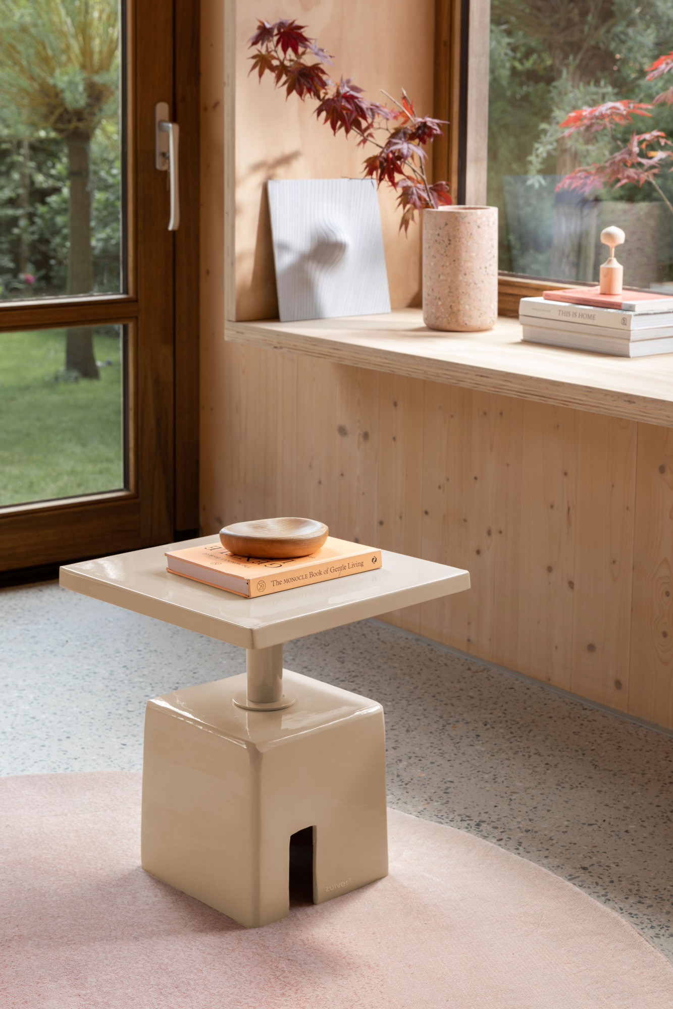Bijzettafel CHUBBY STONE groen