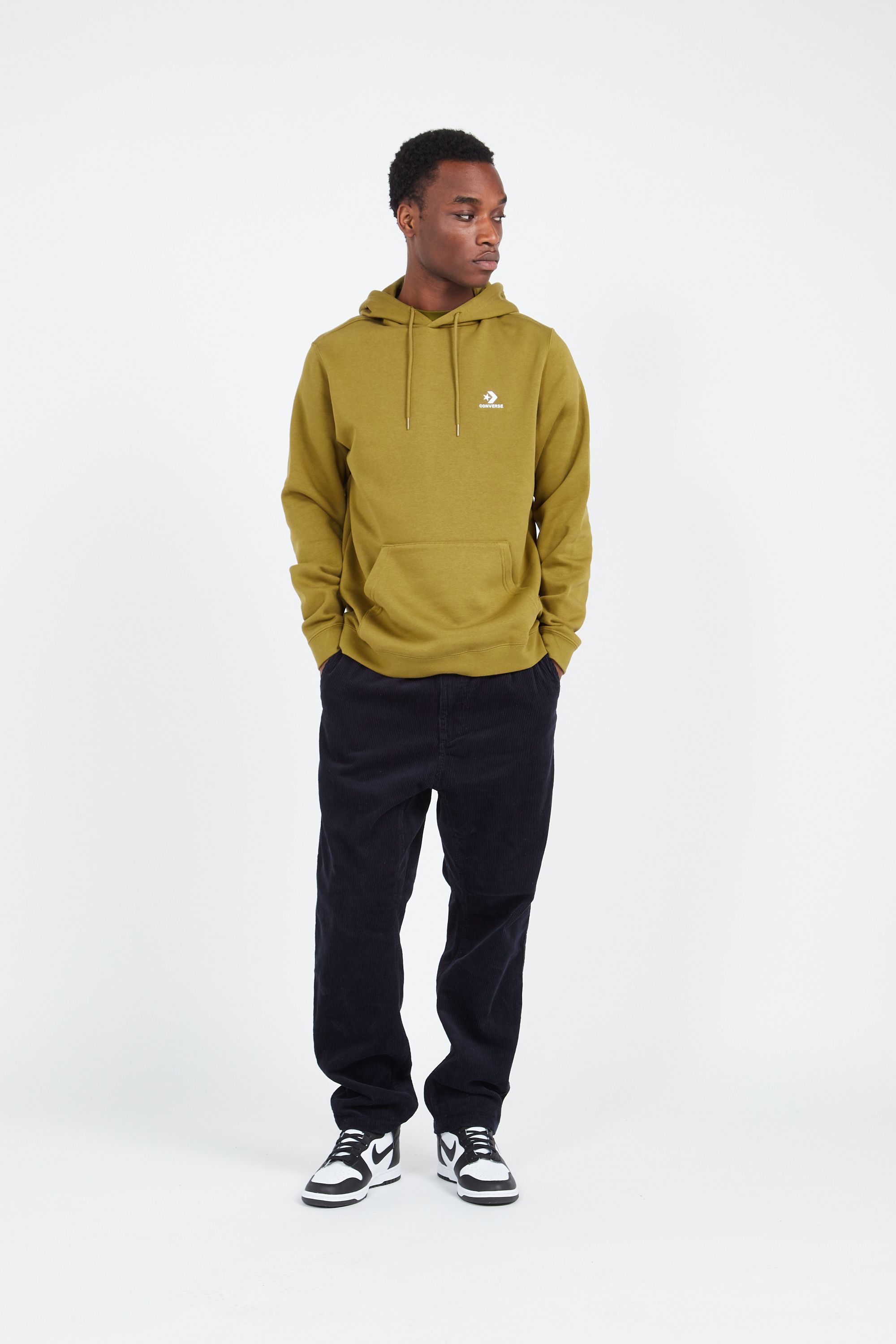 CONVERSE Hoodie GO-TO EMBROID Vert