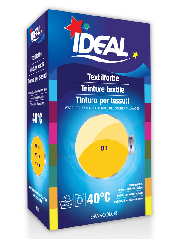 IDEAL MINI Baumwolle Color No01 gelb 1 Stk