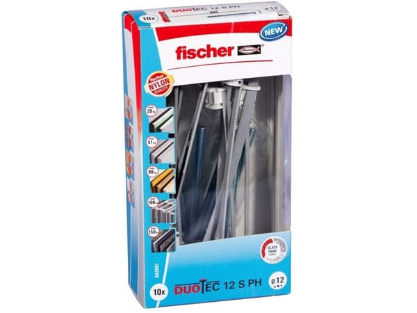 Fischer 542591 DUOTEC 12 S PH M LD Hulrumsrawplug 10 stk
