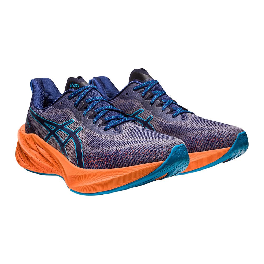 Asics NOVABLAST 3 LE - Chaussures running Homme indigo blue/island blue