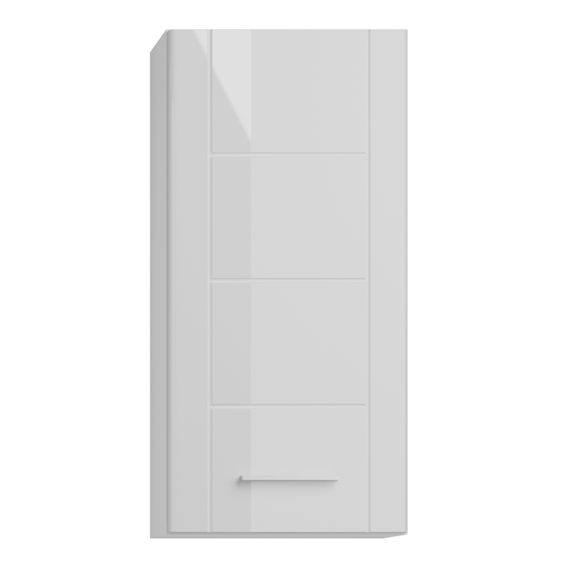 Hängeschrank VENICE - weiß Hochglanz-weiß - 77 cm hoch