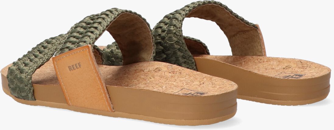 REEF groene reef slippers cushion vista thread