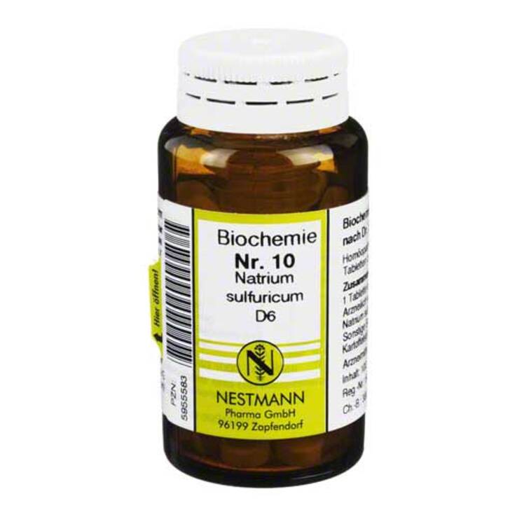 Biochemie 10 Natrium sulfuricum D 6 Tabletten, 100 St