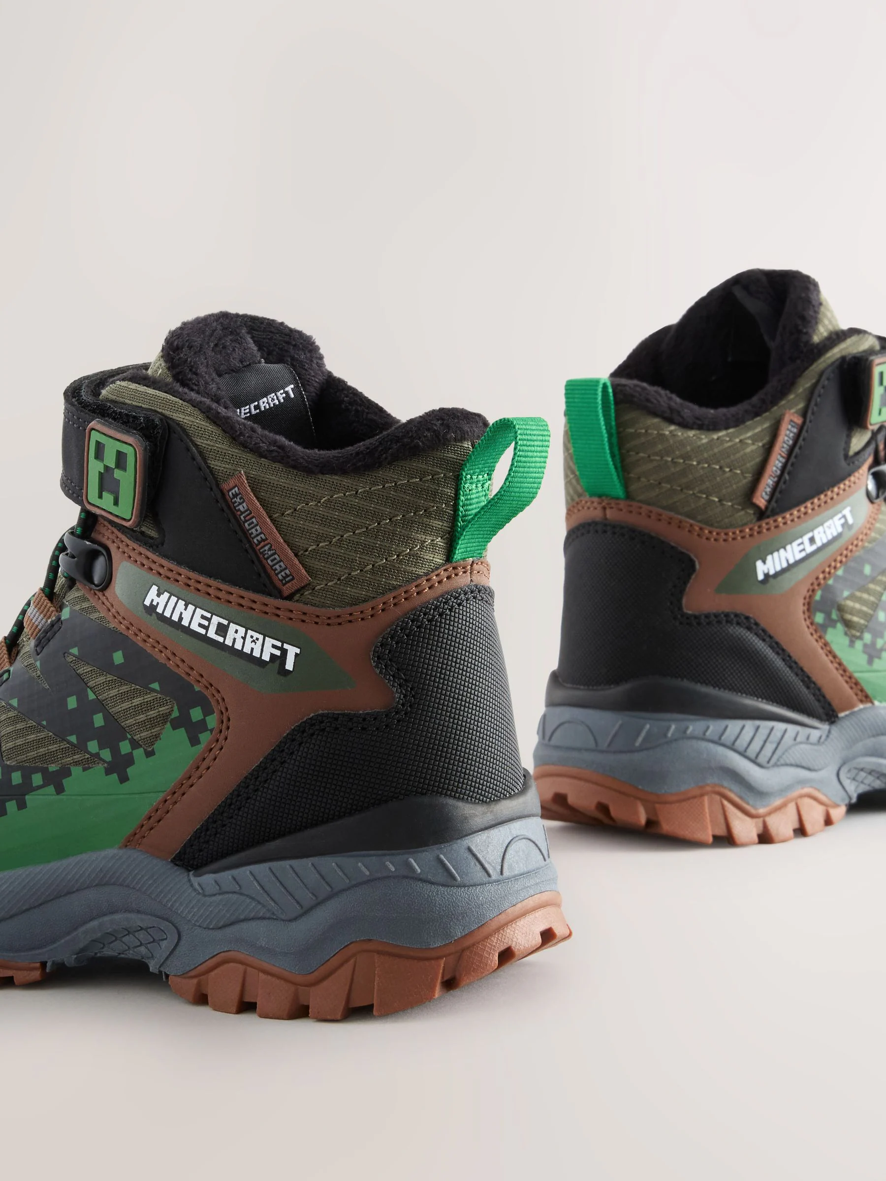 Kakigroen - Waterbestendige Minecraft-wandelschoenen
