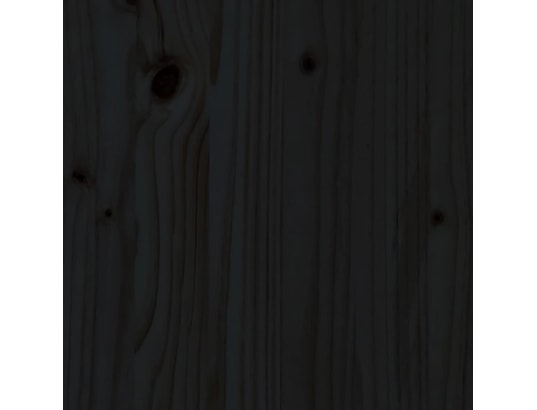 VIDAXL - Canapés d'angle de jardin 2 pcs noir bois de pin massif