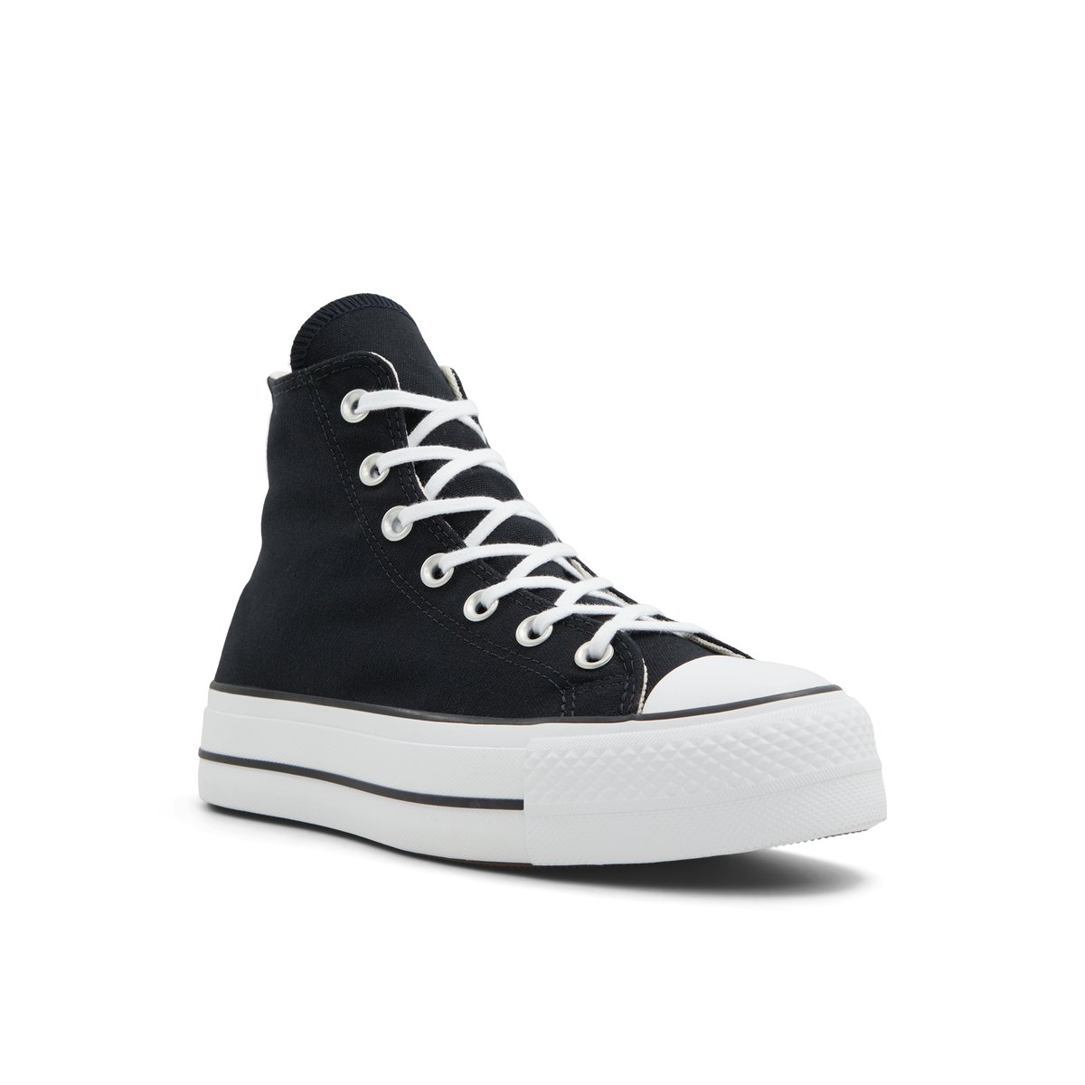 CONVERSE-Ctas_lift-hi-Baskets - Talon plat - Noir/Blanc