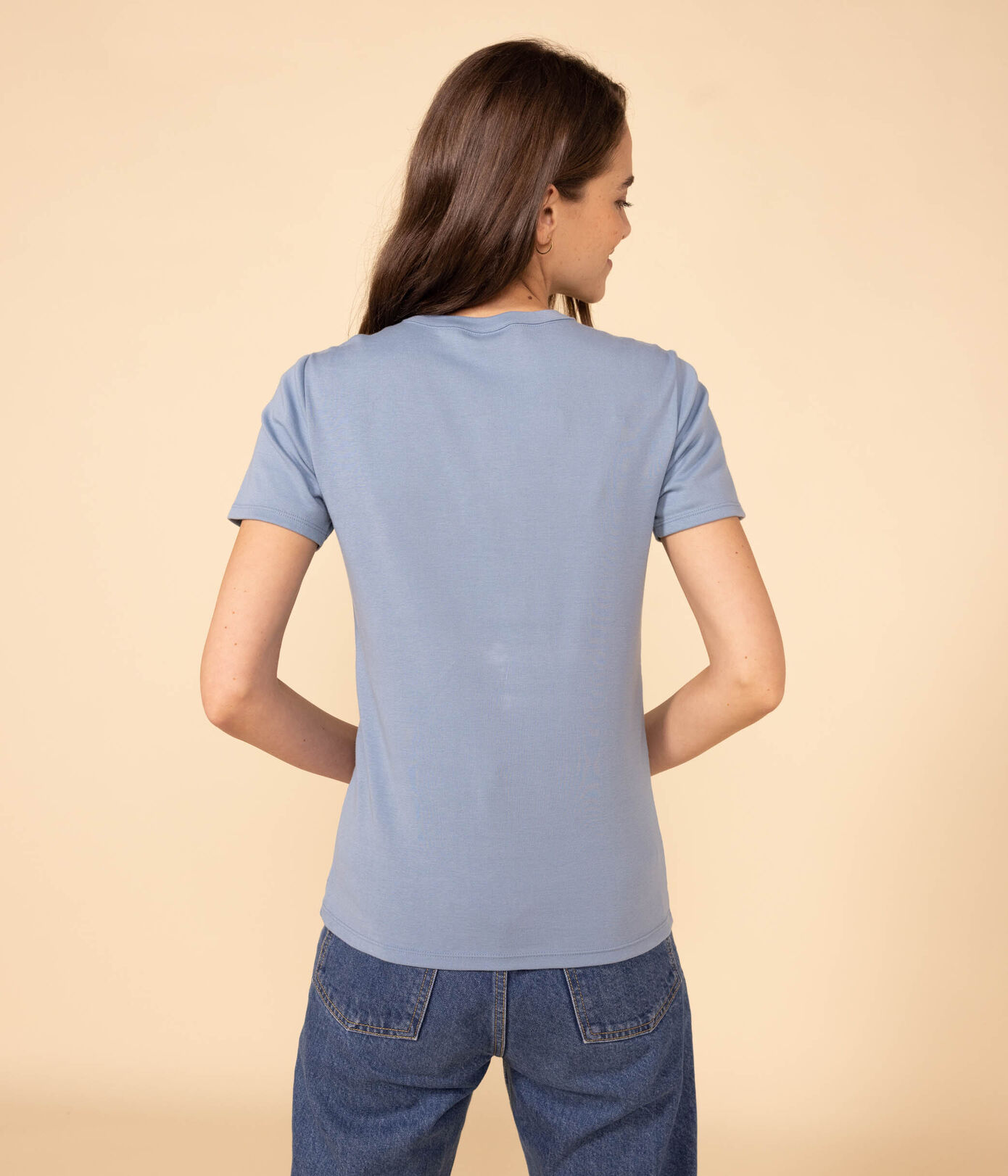 Tee-shirt L'ICONIQUE col rond en coton Femme