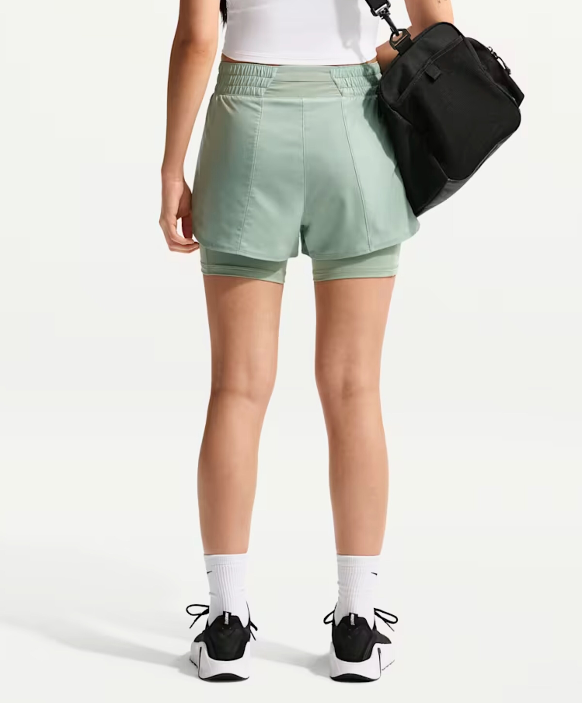 Nike Nike One Dri-fit Women's High-rise dames tights shorts zwart