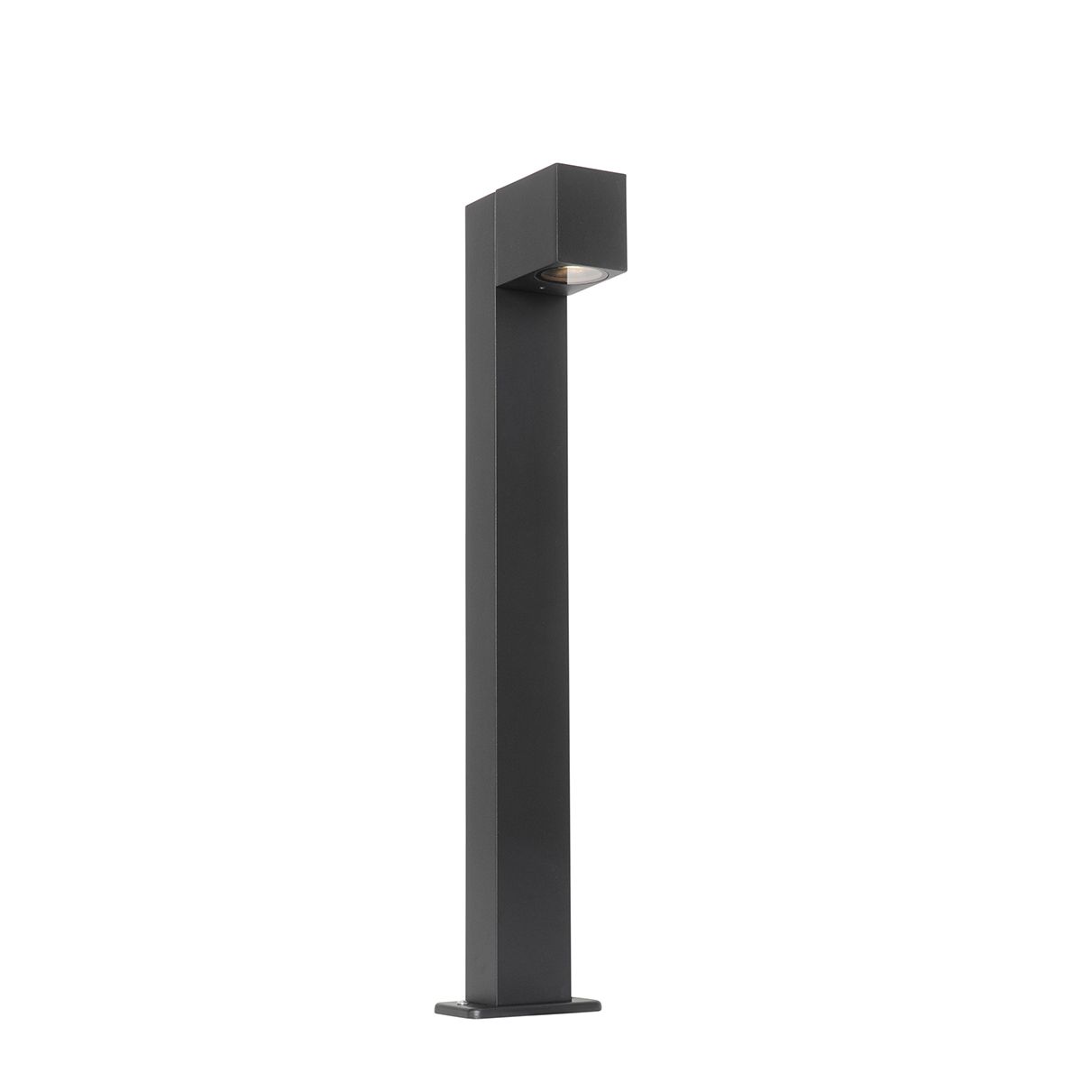 Smart staande buitenlamp zwart 65 cm IP44 incl. Wifi GU10 - Baleno