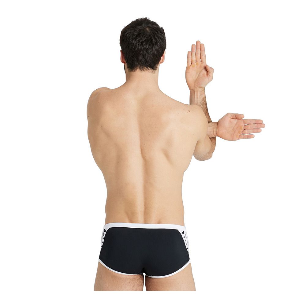 Arena ICONS - Boxer de bain Homme black/white